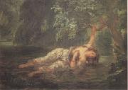 Eugene Delacroix, The Death of Ophelia (mk05)